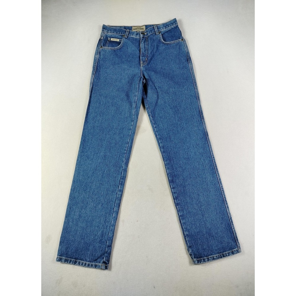 Schaefer Outfitter Ranch Hand Dungarees Jeans Womens‎ 6x32 Blue Straight